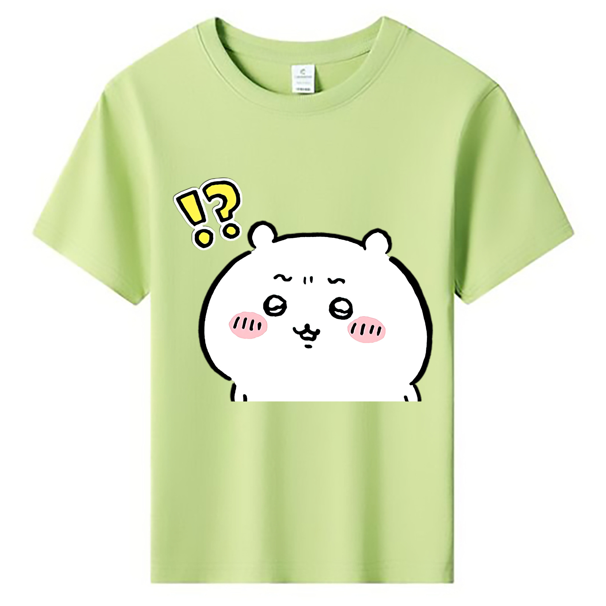 （画像用） ちいかわ ちいかわ Chii-kawa chiikawa 綿100％キッズTシャツ（フロントプリント）
